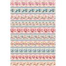 Tecido Estampado Para Patchwork - Pano Pra Mangga : Barrado 3D Azul (0,50x1,40)
