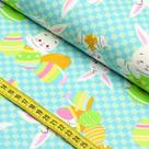 Tecido Estampado Para Patchwork - Páscoa : Coelhos Feliz (0,50x1,40) Tecido Estampado Para Patchwork - Páscoa : Coelhos Feliz (0,50x1,40)
