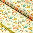 Tecido Estampado para Patchwork - Pela Cidade : Carros (0,50x1,50)