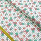 Tecido Estampado para Patchwork - Sonho e Magia: Bonecas Asas Listradas (0,50x1,40)