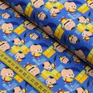 Tecido Estampado para Patchwork - Turma da Mônica Toy : Cascão Toy (0,50x1,40)
