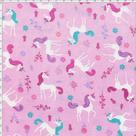 Tecido Estampado Para Patchwork - Unicórnios Cor 1535 (0,50X1,40)