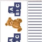 Tecido Estampado para Patchwork - Urso Teddy Bear: Barrado de Urso Azul Marinho (0,50x1,40) Tecido Estampado para Patchwork - Urso Teddy Bear: Barrado de Urso Azul Marinho (0,50x1,40)