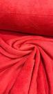 Tecido Fleece liso - Vermelho Carmim (0,50 cm x 1,60mts)