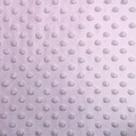 Tecido Fleece Peluciado Rosa Bebê com Bolinhas Relevo, 60" de Largura