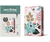 Tecido floral com zíper compacto Bible Tyndale NLT