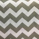 Tecido Gorgurinho Chevron Cinza e Branco 1,50m de Largura Tecido Gorgurinho Chevron Cinza e Branco 1,50m de Largura