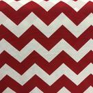 Tecido Gorgurinho Chevron Vermelho e Branco 1,50m de Largura Tecido Gorgurinho Chevron Vermelho e Branco 1,50m de Largura