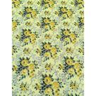 Tecido Gorgurinho Floral Vintage Amarelo - 1,50m de Largura