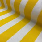 Tecido Gorgurinho Listrado Amarelo - 1,50m de Largura