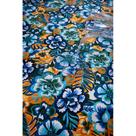 Tecido Impermeável Acqua Linea Floral Tropical Azul - 1,40m de Largura