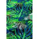 Tecido Impermeável Acqua Linea Selva Azul - 1,40m de Largura