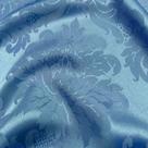 Tecido Jacquard 100% Poliéster Medalhão Azul Bebê Celeste - 2,80m de Largura