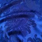 Tecido Jacquard 100% Poliéster Medalhão Azul Royal - 2,80m de Largura