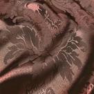 Tecido Jacquard 100% Poliéster Medalhão Marrom - 2,80m de Largura