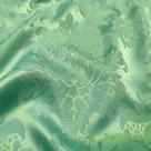 Tecido Jacquard 100% Poliéster Medalhão Menta - 2,80m de Largura