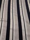 Tecido Jacquard com Chenile - Listras Preta Tecido Jacquard com Chenile - Listras Preta
