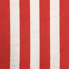 Tecido Jacquard Estampado Circo Vermelho e Branco Listrado - 1.40m de Largura