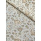 Tecido Jacquard Estampado Coelho da Páscoa Laranja - 1,40m de Largura Tecido Jacquard Estampado Coelho da Páscoa Laranja - 1,40m de Largura