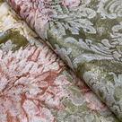 Tecido Jacquard Estampado Floral Bege e Rose - 1,40m de Largura Tecido Jacquard Estampado Floral Bege e Rose - 1,40m de Largura
