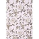 Tecido Jacquard Estampado Floral Champagne - 2,80m de Largura