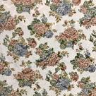 Tecido Jacquard Estampado Floral Rosas - 1.40m de Largura