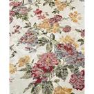Tecido Jacquard Estampado Floral Vermelho e Marsala - 1,40m de Largura