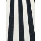Tecido Jacquard Estampado Listrado Preto e Branco - 1,40m de Largura