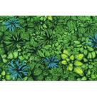 Tecido Jacquard Estampado Muro Inglês Tropical Azul - 2,80m de Largura