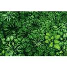 Tecido Jacquard Estampado Muro Inglês Tropical Verde - 2,80m de Largura