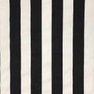 Tecido Jacquard Estampado Preto e Branco Listrado - 1.40m de Largura