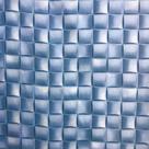 Tecido Jacquard Estampado Textura 3D Azul - 2.80m de Largura