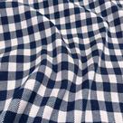 Tecido Jacquard Estampado Xadrez Azul Marinho - 2,80m de Largura