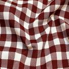 Tecido Jacquard Estampado Xadrez Marsala - 2,80m de Largura