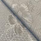 Tecido Jacquard Fio Tinto Floral Cinza - 2,80m de Largura