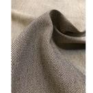 Tecido Jacquard Fio Tinto Liso Marrom - 1,40m de Largura