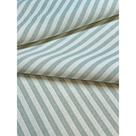 Tecido Jacquard Fio Tinto Listrado Estreito Verde e Branco - 2,80m de Largura