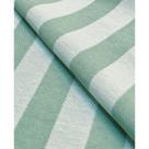 Tecido Jacquard Fio Tinto Listrado Verde e Branco - 2,80m de Largura
