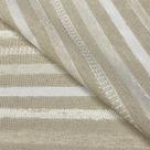 Tecido Jacquard Fio Tinto Listras Bege - 2,80m de Largura
