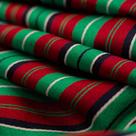 Tecido Jacquard Fio Tinto Natalino Listrado - 2,80m de Largura