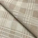 Tecido Jacquard Fio Tinto Versalhes Xadrez Bege - 2,80m de Largura