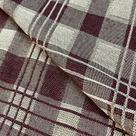 Tecido Jacquard Fio Tinto Versalhes Xadrez Marsala - 2,80m de Largura