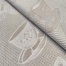 Tecido Jacquard Fio Tinto Xícara Bege - 2,80m de Largura