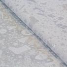 Tecido Jacquard Lurex Branco e Prata Decoração de Natal - 2,80m de Largura