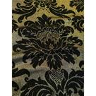 Tecido Jacquard Lurex Preto e Dourado Medalhão - 2,80m de Largura Tecido Jacquard Lurex Preto e Dourado Medalhão - 2,80m de Largura