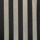 Tecido Jacquard Preto e Crú Listrado 2.80 de Largura