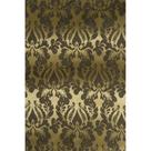 Tecido Jacquard Tradicional Adamascado Preto e Dourado - 2,80m de Largura