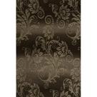 Tecido Jacquard Tradicional Arabesco Marrom e Bege - 2,80m de Largura