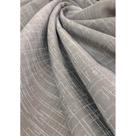 Tecido Jacquard Tradicional Falso Liso Cinza e Crú - 2,80m de Largura