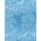 Tecido Jacquard Tradicional Medalhão Azul Piscina - 2,80m de Largura